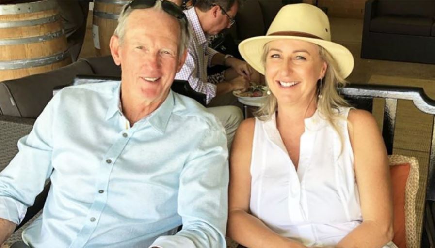 Wayne Bennett and his wife